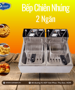 Bếp chiên nhúng 2 ngăn