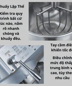 Máy trộn bột 60L B60M - Ảnh 4