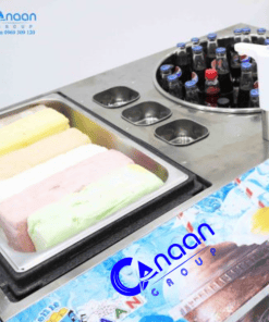 Xe làm kem lắc băng cốc có khay đựng kem CAK330 - Ảnh 3