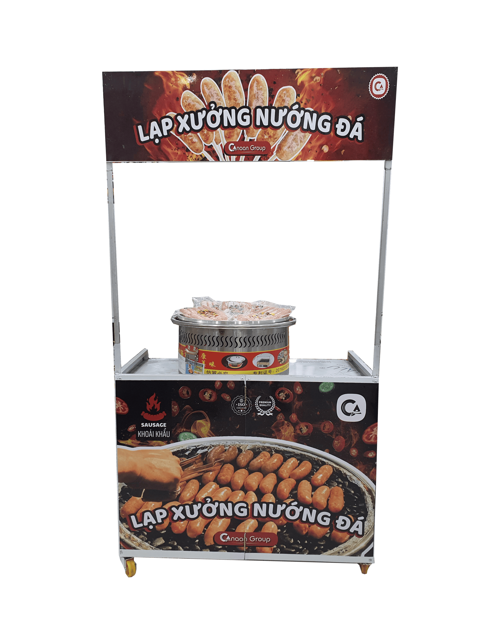 Setup Xe Đẩy Bán Hàng Cần Những Gì? - Xe đẩy bán hàng street-food Canaan